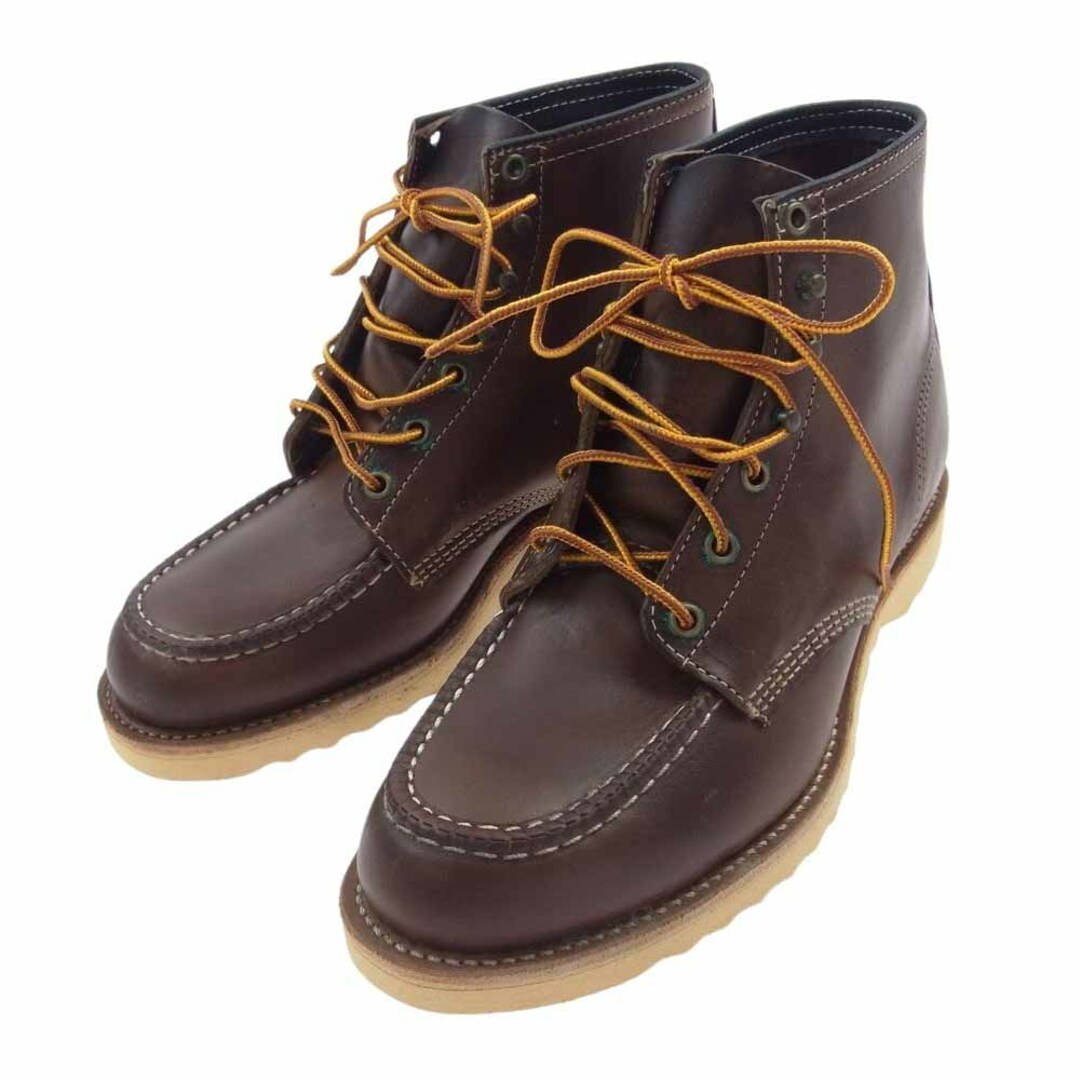 ソログッド Thorogood ブーツ 824-4337 USA製 MOC TOE モックトゥ ブーツ ブラウン系 US8.5D【中古】 メンズの靴/シューズ(ブーツ)の商品写真