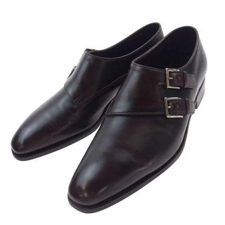 JOHN LOBB - John Lobb ジョンロブ ドレスシューズ 208900 オリジナルシューツリー付属 CHAPEL チャペル ダブルモンク レザー シューズ 8000ラスト ダークブラウン系 7E【中古】