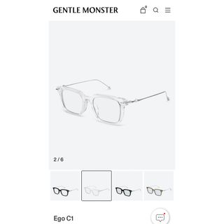 Maison Martin Margiela - gentle monster 24ss ego c1 clear