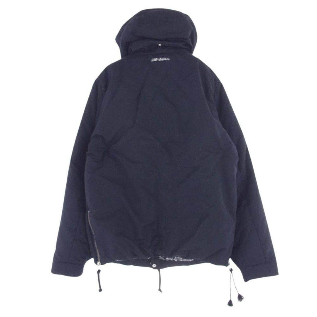 NUMBER (N)INE(ナンバーナイン)のNUMBER(N)INE ナンバーナイン ジャケット INSULATION ZIPU UP BLOUSON EMBLEM 裏地音符総柄 インサレーション 中綿 エンブレム ブルゾン ジャケット ネイビー系 3【中古】 メンズのジャケット/アウター(その他)の商品写真