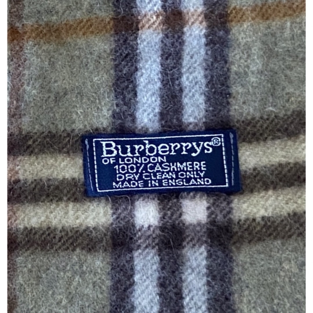 BURBERRY(バーバリー)のカシミヤ 100% BURBERRY  マフラー 希少なグリーン メンズのファッション小物(マフラー)の商品写真