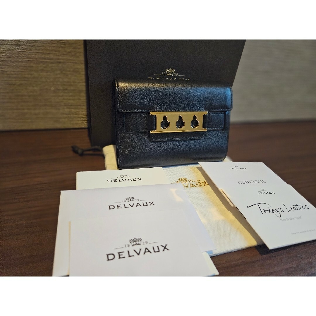 DELVAUX(デルヴォー)のDELVAUX デルヴォー タンペート 二つ折り 財布 ブリヨン クールボックス レディースのファッション小物(財布)の商品写真