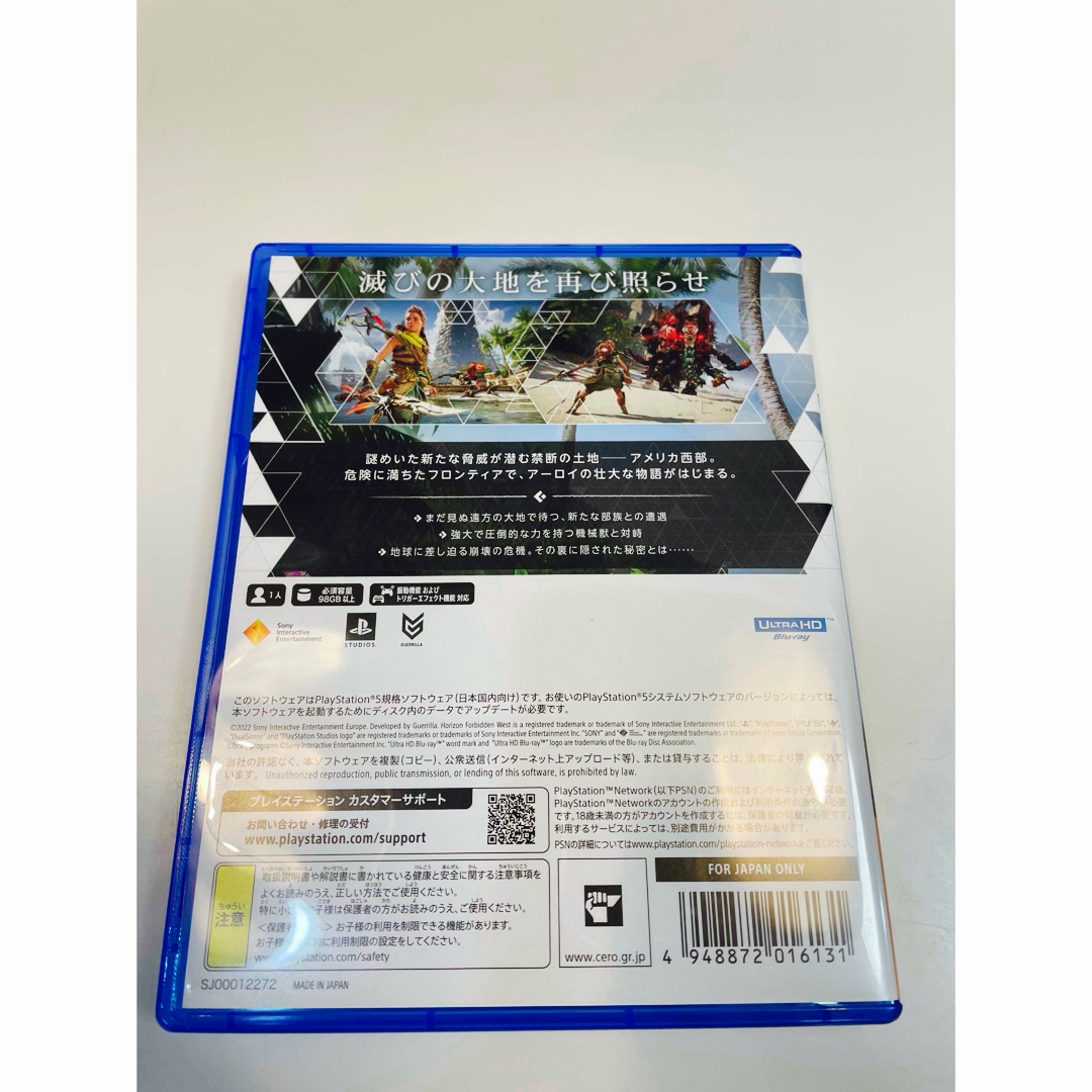 Plantation(プランテーション)のHorizon　forbidden west ps5 エンタメ/ホビーのゲームソフト/ゲーム機本体(家庭用ゲームソフト)の商品写真