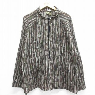 XL★古着 長袖 ハンティング ジャケット メンズ 00年代 00s リアルツリー ラグラン 濃茶他 ブラウン 迷彩 23oct11 中古 アウター(ダッフルコート)