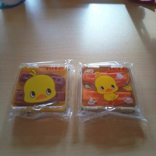 ニッシンショクヒン(日清食品)のひよこちゃんカトラリーセット2種(弁当用品)