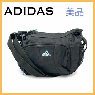 アディダス(adidas)のアディダス ショルダーバッグ ナイロン メッセンジャー 肩掛け スポーツ 黒(ショルダーバッグ)