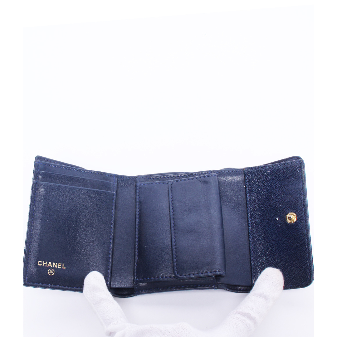 CHANEL(シャネル)のシャネル CHANEL 三つ折り財布 ゴールド金具 レディース レディースのファッション小物(財布)の商品写真