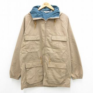 WOOLRICH - M★古着 ウールリッチ WOOLRICH 長袖 ジャケット マウンテン パーカー メンズ 80年代 80s ラグラン ベージュ カーキ 23oct14 中古 アウター