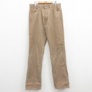 W34★古着 モンゴメリーワード コーデュロイ パンツ メンズ 80年代 80s ベージュ カーキ 23oct11 中古 ボトムス ロング(ワークパンツ/カーゴパンツ)