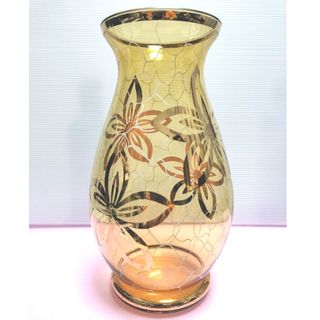 ボヘミア クリスタル(BOHEMIA Cristal)のボヘミアンガラスの花瓶　置物　飾り物　インテリア　オブジェ(花瓶)