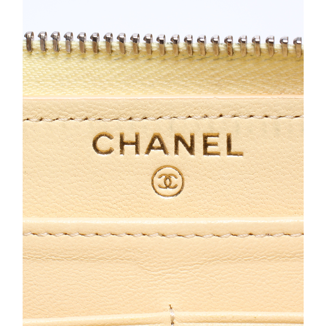 CHANEL(シャネル)のシャネル CHANEL ラウンドジップ長財布 ゴールド金具 レディース レディースのファッション小物(財布)の商品写真