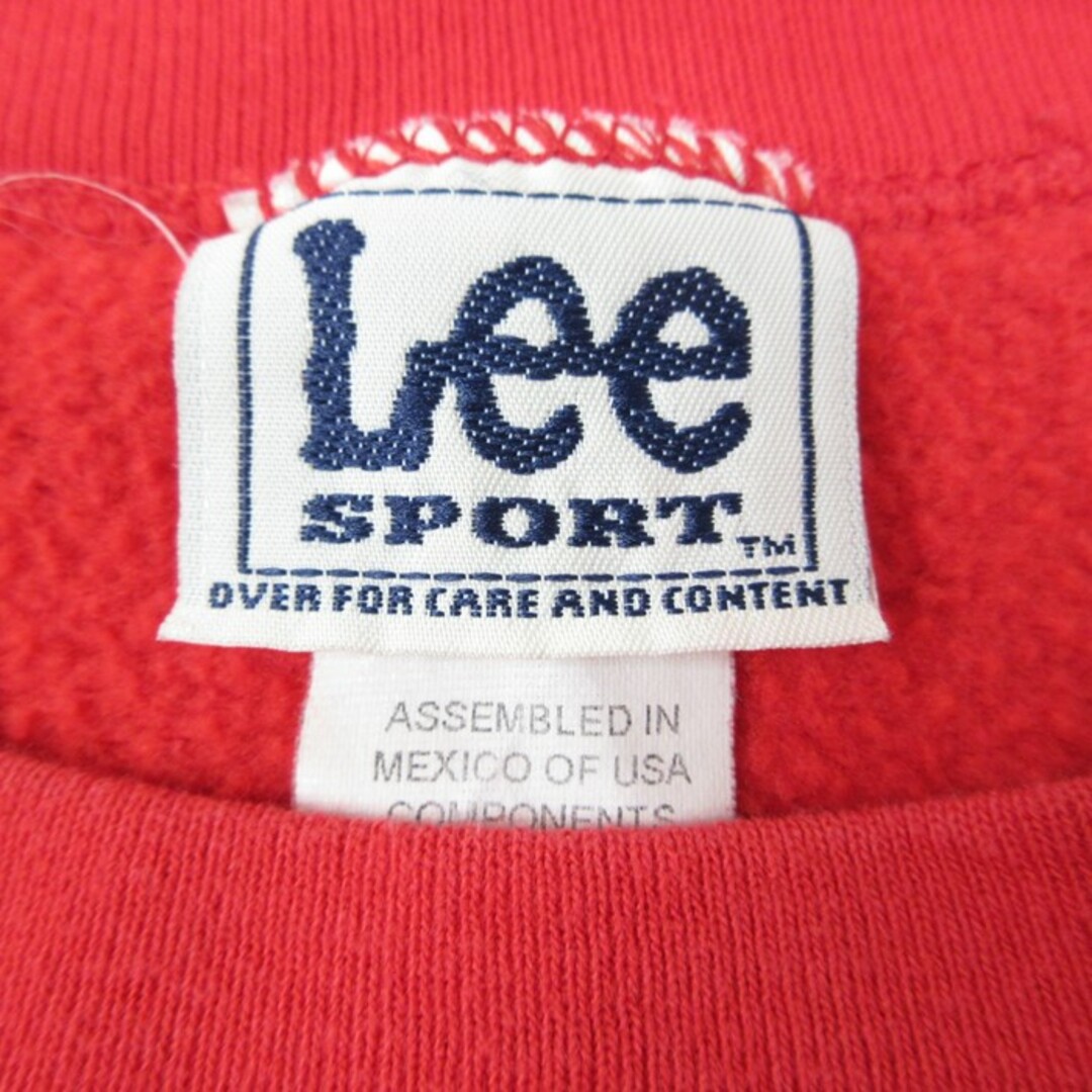 Lee(リー)のXL★古着 リー Lee 長袖 スウェット メンズ 00年代 00s ネブラスカコーンハスカーズ 大きいサイズ クルーネック 赤 レッド 23oct06 中古 スエット トレーナー トップス メンズのトップス(パーカー)の商品写真