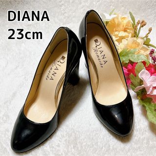 ダイアナ(DIANA)のDIANA エナメルパンプス ハイヒール 23cm(ハイヒール/パンプス)