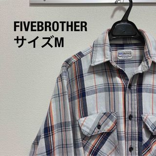 ファイブブラザー(FIVE BROTHER)の70s 80s ヴィンテージ fivebrother ネルシャツ usa製(シャツ)