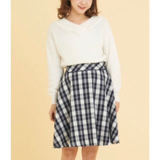 MAJESTIC LEGON - 【新品】MAJESTIC LEGON チェックフレアースカート フリーサイズ