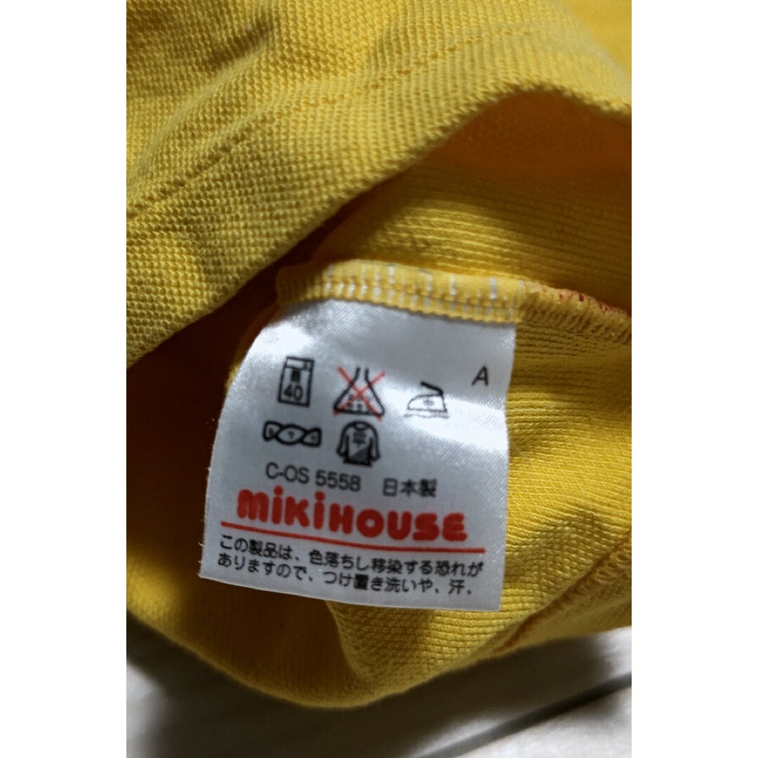 mikihouse(ミキハウス)のミキハウス ポロシャツ 短パン セット 黄色 男の子  80 キッズ/ベビー/マタニティのベビー服(~85cm)(その他)の商品写真