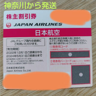 ジャル(ニホンコウクウ)(JAL(日本航空))のJAL 株主優待券 2024/5/31期限(航空券)