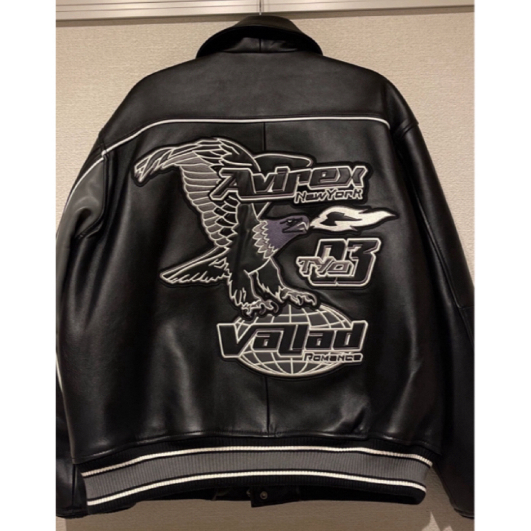 AVIREX - VALLAD STUDIO × AVIREX LEATHER JACKETの通販 by AVIREX - VALLAD STUDIO × AVIREX LEATHER JACKETの通販 by