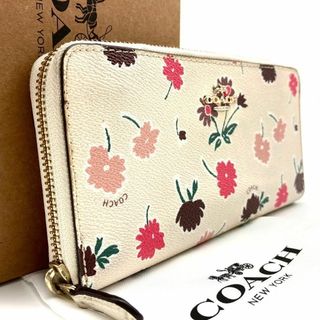 コーチ(COACH)のコーチ 長財布 PVC 花柄 ロングウォレット フラワー 60320(財布)