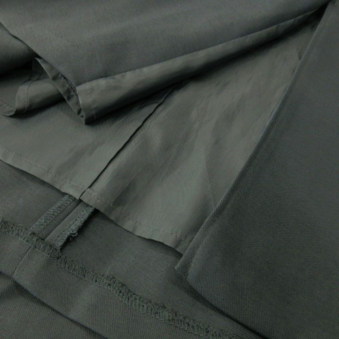 NATURAL BEAUTY BASIC(ナチュラルビューティーベーシック)のNBB スカート フレア 台形 ミモレ ロング タック スリット XS 紺 レディースのスカート(ロングスカート)の商品写真
