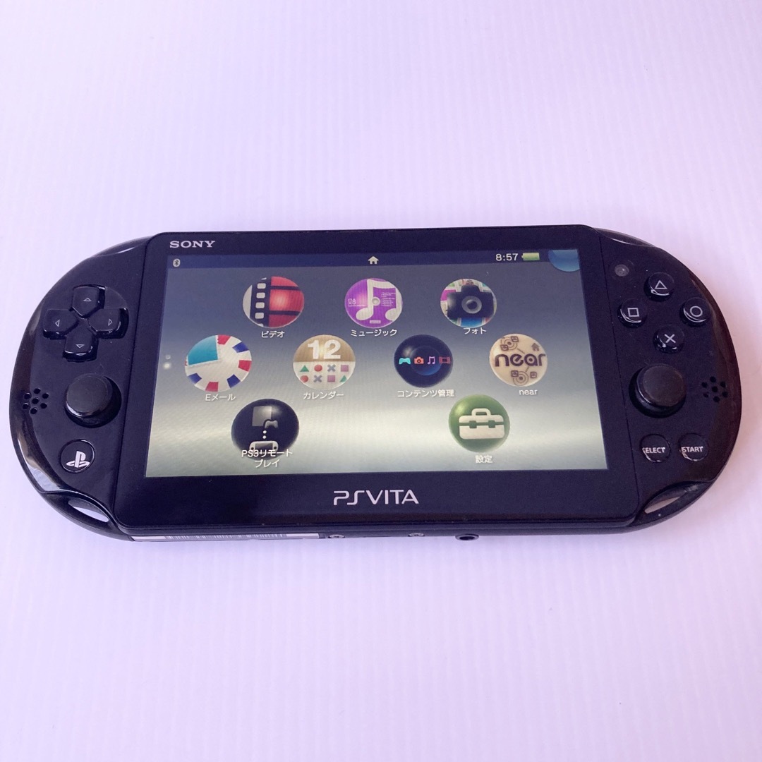 PlayStation Vita(プレイステーションヴィータ)のpsvita 本体　2000 ブラック エンタメ/ホビーのゲームソフト/ゲーム機本体(携帯用ゲーム機本体)の商品写真