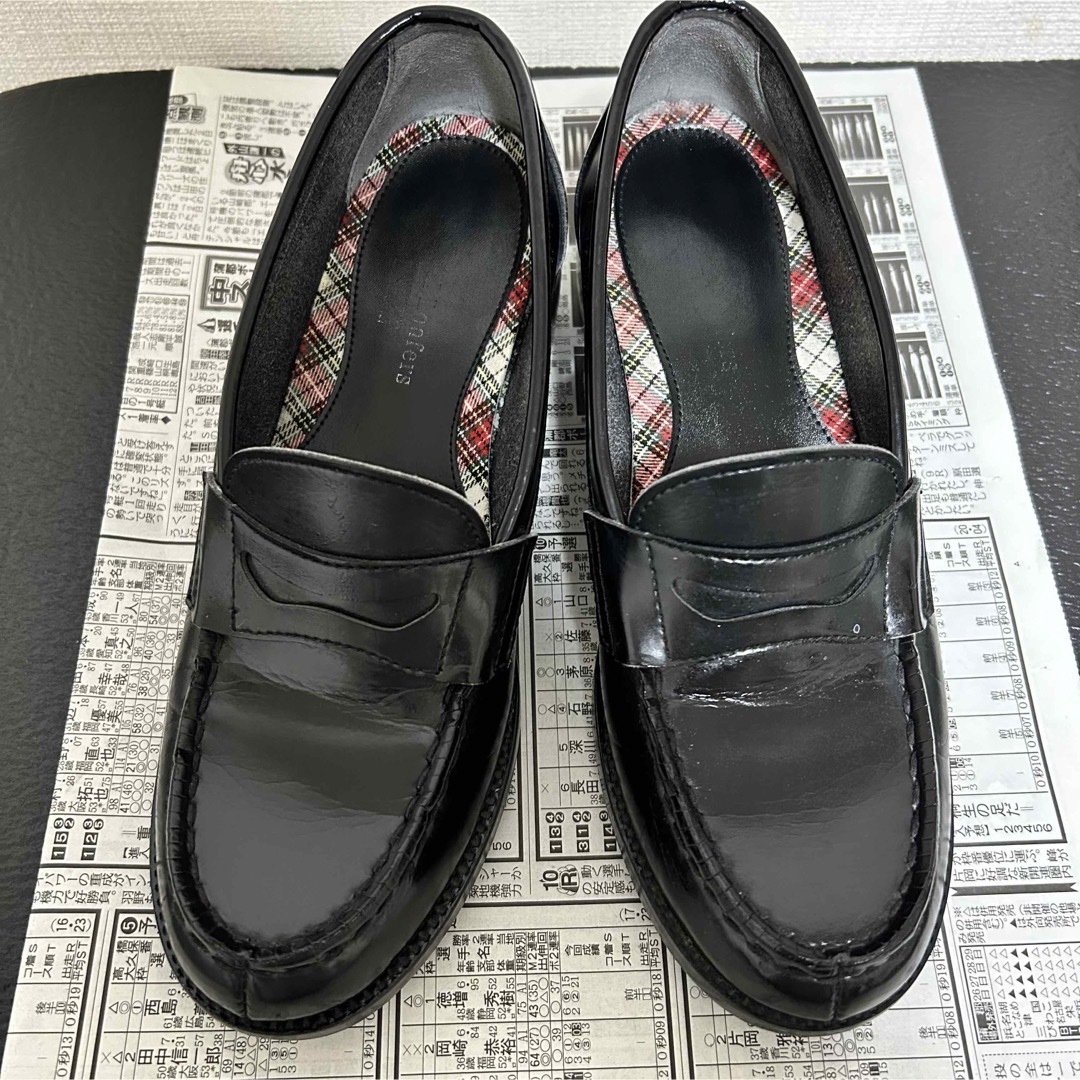 HARUTA(ハルタ)のHARUTA School Loafer  ローファー 24cmEEE　ブラック レディースの靴/シューズ(ローファー/革靴)の商品写真