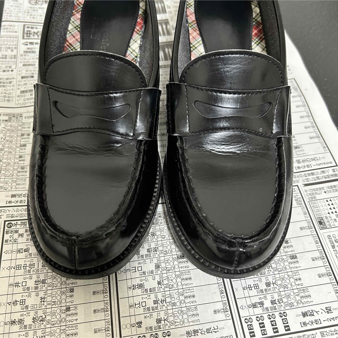 HARUTA(ハルタ)のHARUTA School Loafer  ローファー 24cmEEE　ブラック レディースの靴/シューズ(ローファー/革靴)の商品写真
