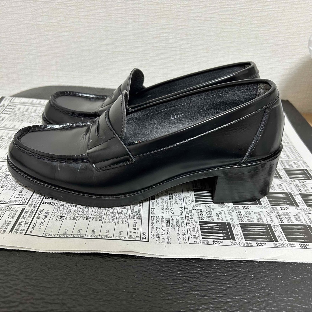 HARUTA(ハルタ)のHARUTA School Loafer  ローファー 24cmEEE　ブラック レディースの靴/シューズ(ローファー/革靴)の商品写真