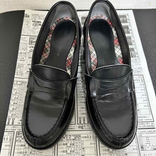 ハルタ(HARUTA)のHARUTA School Loafer  ローファー 24cmEEE　ブラック(ローファー/革靴)