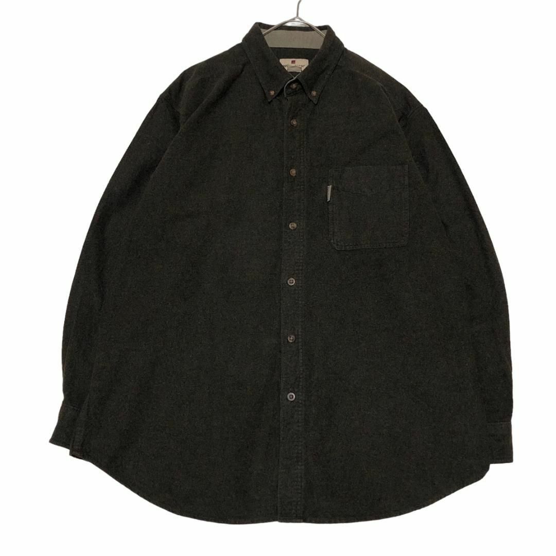 WOOLRICH(ウールリッチ)のウールリッチ BD長袖シャツ 無地 ネルシャツ 胸ポケット ロゴタグn94 メンズのトップス(シャツ)の商品写真