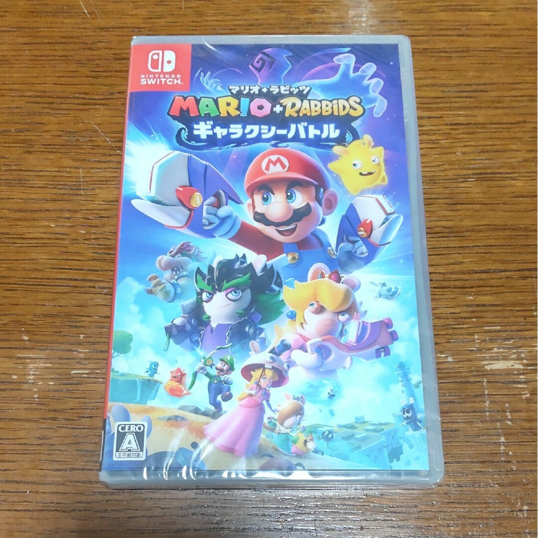 新品未開封 Nintendo Switch マリオ+ラビッツ ギャラクシーバトル エンタメ/ホビーのゲームソフト/ゲーム機本体(家庭用ゲームソフト)の商品写真