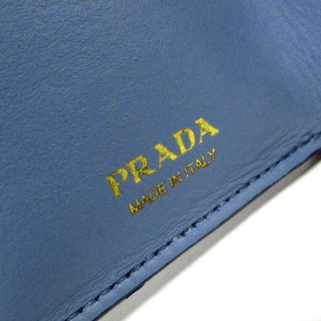 PRADA(プラダ)のPRADA(プラダ) 3つ折り財布 - 1MH021 ネイビー サフィアーノレザー	 レディースのファッション小物(財布)の商品写真