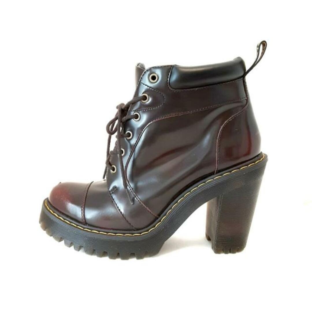 Dr.Martens(ドクターマーチン)のDr.Martens(ドクターマーチン) ショートブーツ EU 37 レディース ボルドー レースアップ レザー レディースの靴/シューズ(ブーツ)の商品写真