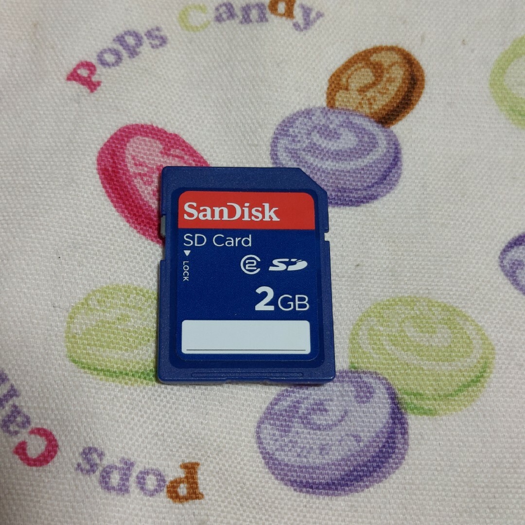 SanDisk(サンディスク)のSDカード 2GB SanDisk エンタメ/ホビーのゲームソフト/ゲーム機本体(その他)の商品写真