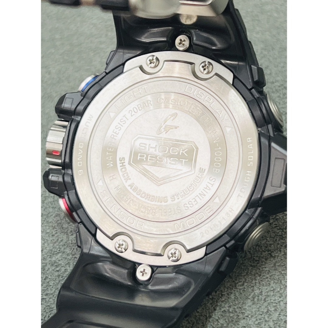 G-SHOCK(ジーショック)のG-SHOCK ガルフマスター トリプルセンサー GWN-1000B-1BJF メンズの時計(腕時計(アナログ))の商品写真