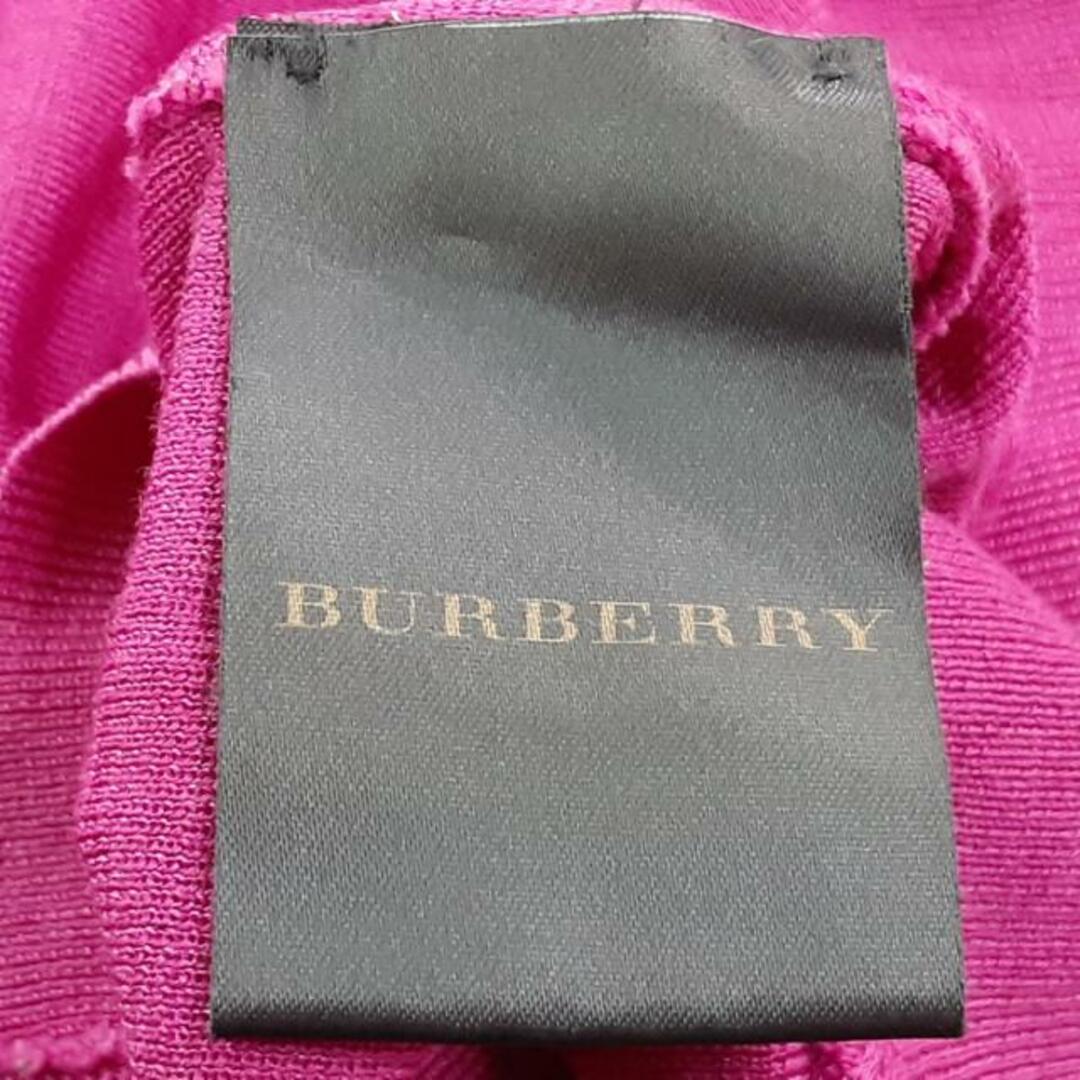 BURBERRY(バーバリー)のBurberry(バーバリー) 長袖セーター サイズS メンズ美品  - パープル クルーネック メンズのトップス(ニット/セーター)の商品写真