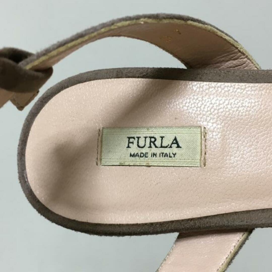 Furla(フルラ)のFURLA(フルラ) サンダル 37 レディース - ダークブラウン スエード レディースの靴/シューズ(サンダル)の商品写真