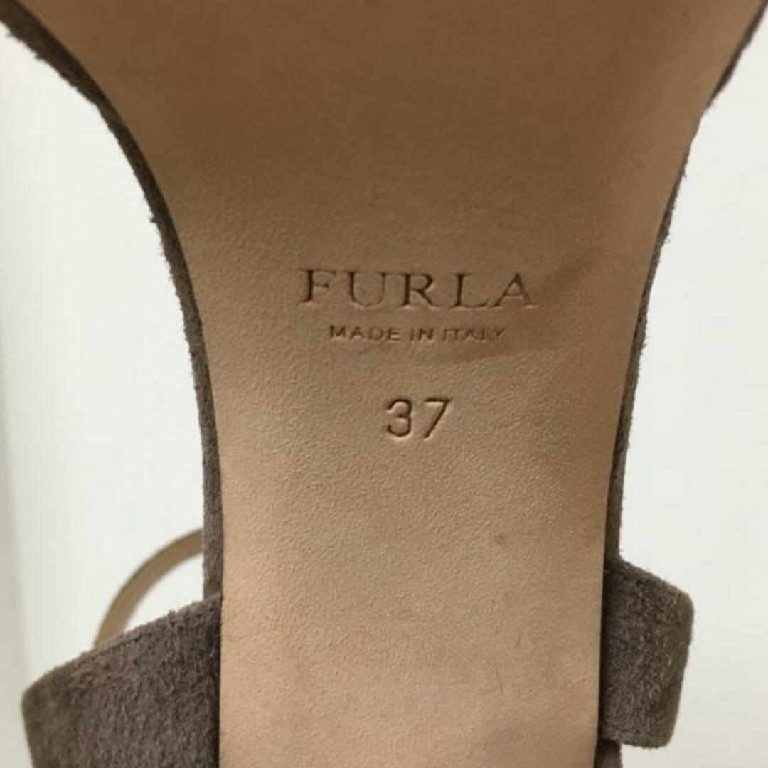 Furla(フルラ)のFURLA(フルラ) サンダル 37 レディース - ダークブラウン スエード レディースの靴/シューズ(サンダル)の商品写真