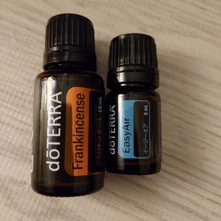 ドテラ(doTERRA)のフランキンセンス15ml　イージーエア5ml(エッセンシャルオイル（精油）)