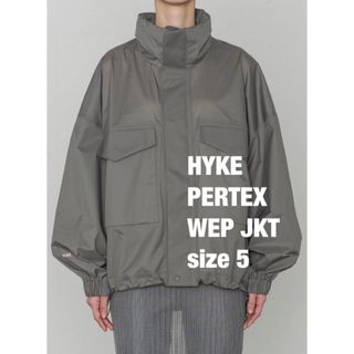 【新品未使用】HYKE PERTEX WEP JACKET グレー size 5