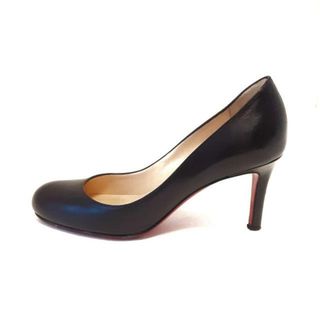 クリスチャンルブタン(Christian Louboutin)のCHRISTIAN LOUBOUTIN(クリスチャンルブタン) パンプス 34 レディース - 黒 アウトソール張替済 レザー(ハイヒール/パンプス)