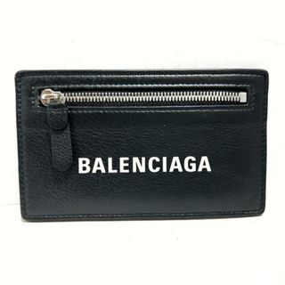 バレンシアガ(Balenciaga)のBALENCIAGA(バレンシアガ) コインケース美品  - 501651 黒×白 レザー(コインケース)