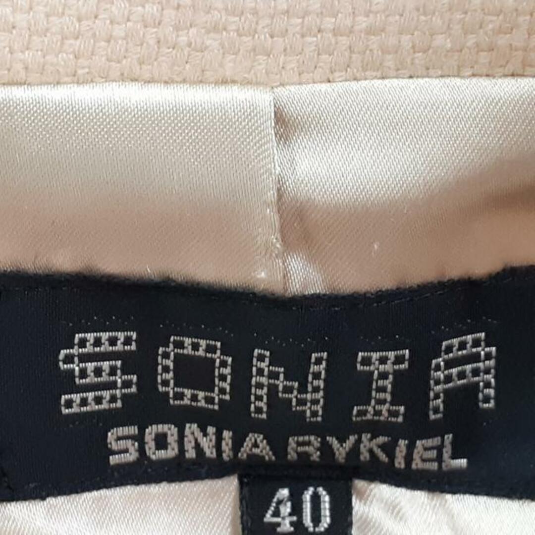 SONIA RYKIEL(ソニアリキエル)のSONIARYKIEL(ソニアリキエル) スカートスーツ レディース美品  - ベージュ レディースのフォーマル/ドレス(スーツ)の商品写真