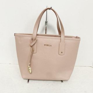 フルラ(Furla)のFURLA(フルラ) ハンドバッグ美品  - ライトピンク レザー(ハンドバッグ)