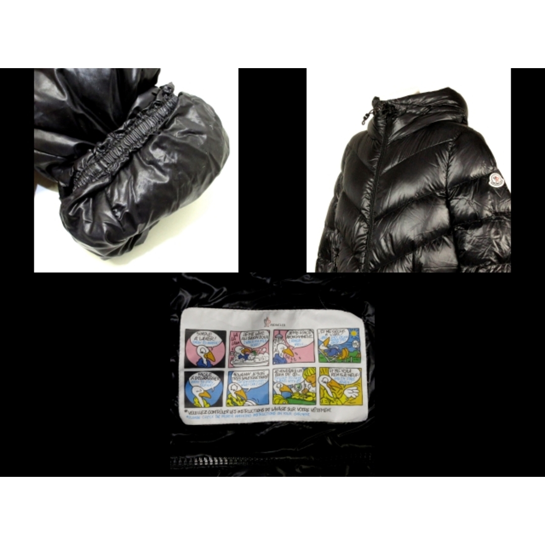 MONCLER(モンクレール)のMONCLER(モンクレール) ダウンコート サイズ1 S レディース CAMBALES 黒 長袖/ジップアップ/冬 ナイロン レディースのジャケット/アウター(ダウンコート)の商品写真