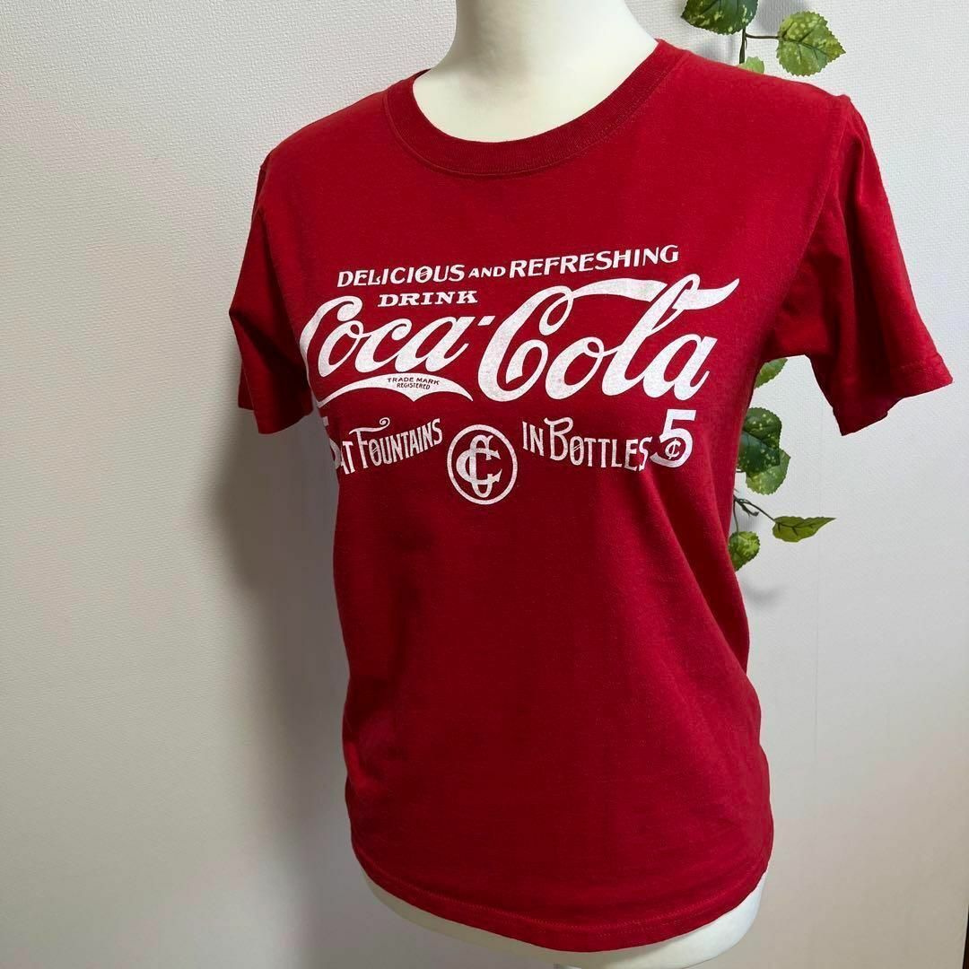 コカ・コーラ(コカコーラ)の古着✨美品✨ Coca-Cola コカコーラ Tシャツ 赤 S メンズのトップス(Tシャツ/カットソー(半袖/袖なし))の商品写真