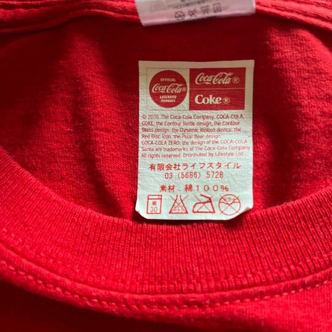 コカ・コーラ(コカコーラ)の古着✨美品✨ Coca-Cola コカコーラ Tシャツ 赤 S メンズのトップス(Tシャツ/カットソー(半袖/袖なし))の商品写真