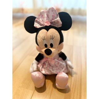 ディズニー(Disney)の【新品】ミニーマウス 花柄ドレス 40cm(ぬいぐるみ/人形)