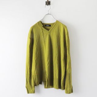 ズッカ(ZUCCa)のズッカ ZUCCa ウール Vネックニットプルオーバー M/オリーブ トップス【2400013779067】(ニット/セーター)