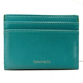 TIFFANY&Co.(ティファニー) カードケース - ティファニーブルー レザー